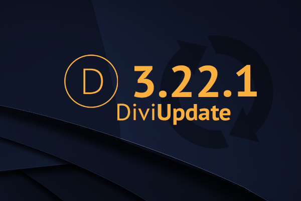 Divi Theme Update 3.22.1