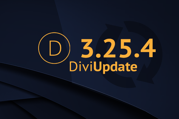Divi Theme Update 3.25.4