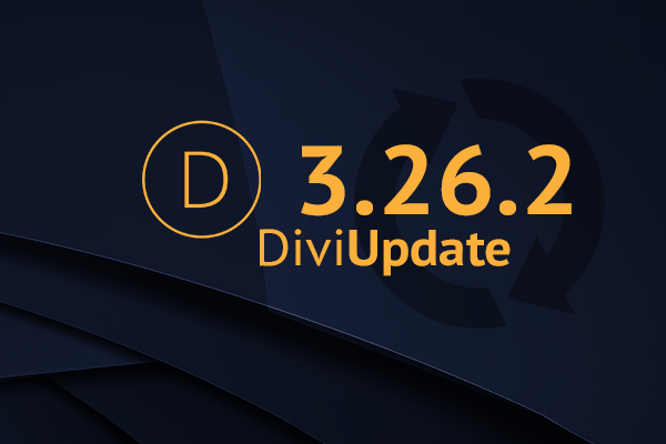 Divi Theme Update 3.26.2