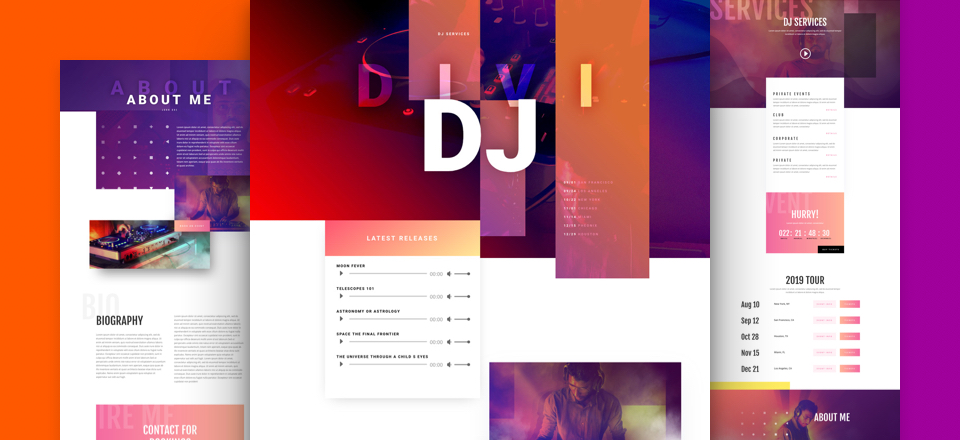 Kostenloses DJ Layout Pack