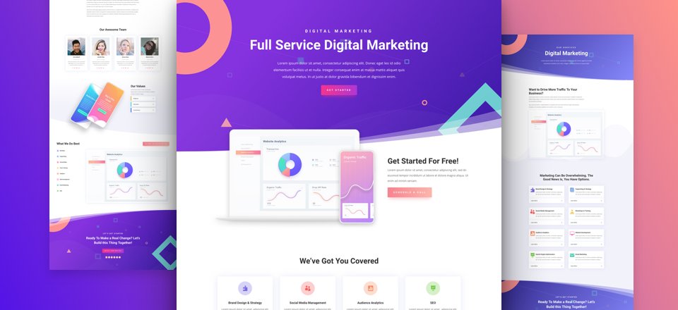 online-marketing-divi-kostenloses-layout-pack