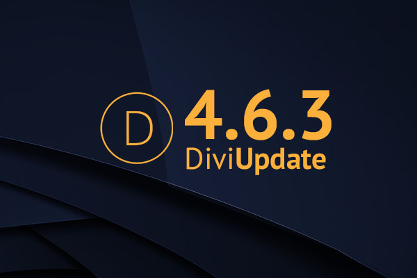 Divi Theme Update 4.6.3