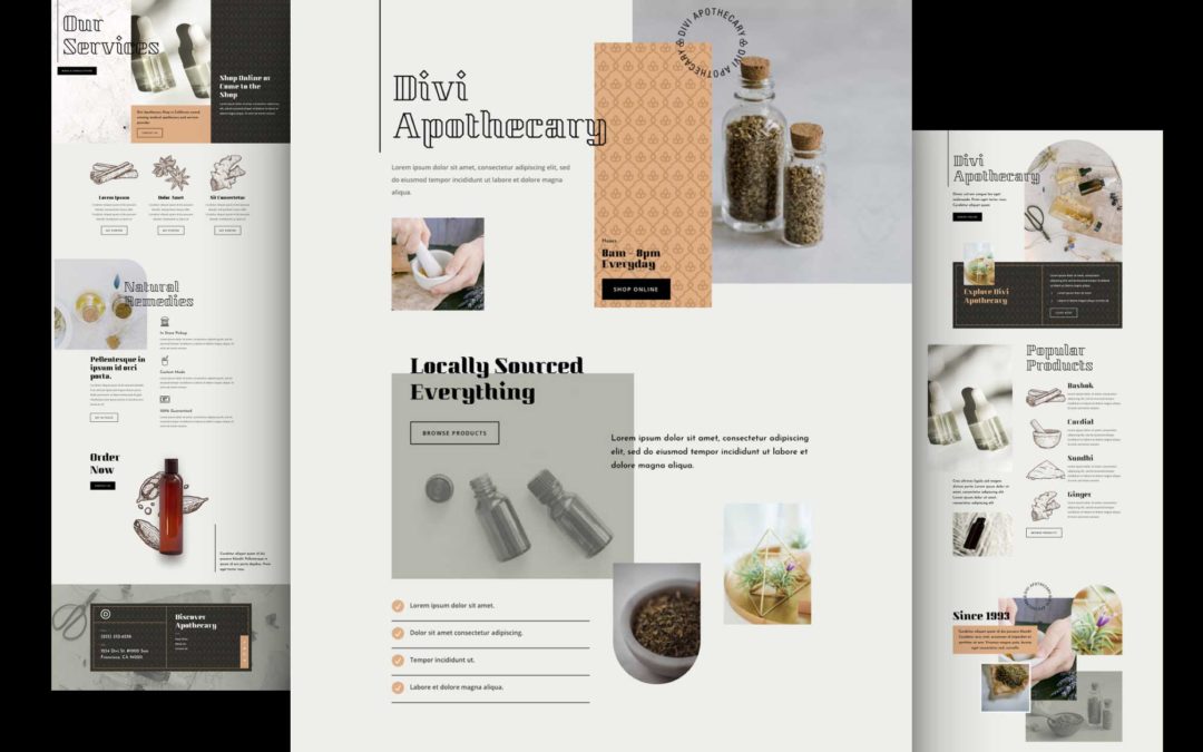 Kostenloses Layout Pack für Apotheken