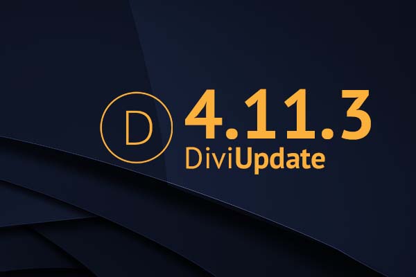 Divi Update 4.11.3