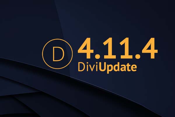 Divi Update 4.11.4