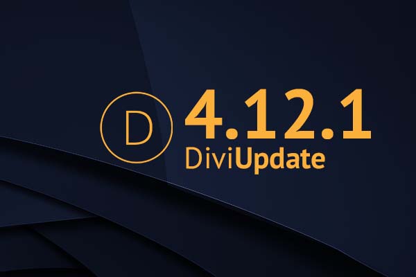 Divi Theme Update 4.12.1