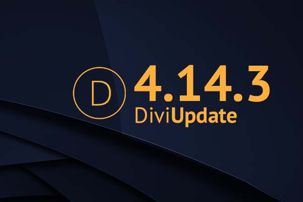 Divi Theme Update 4.14.3