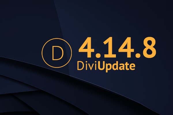 Divi Theme Update 4.14.8