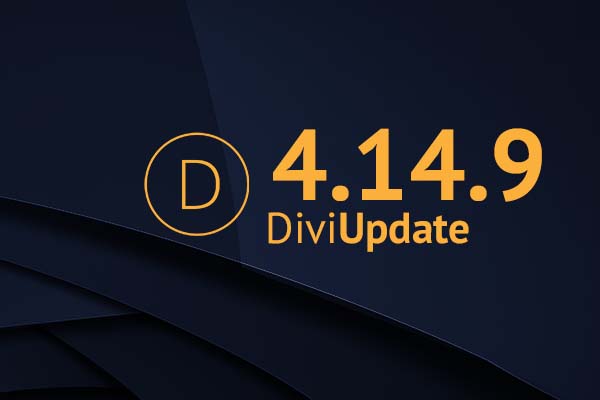 Divi Theme Update 4.14.9