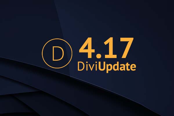 Divi Theme Update 4.17