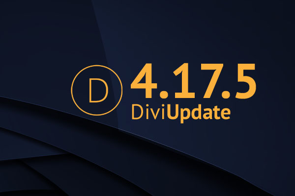 Divi Theme Update 4.17.5