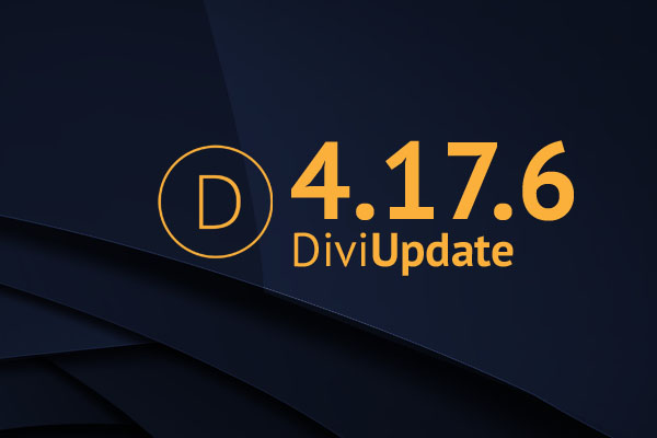 Divi Theme Update 4.17.6