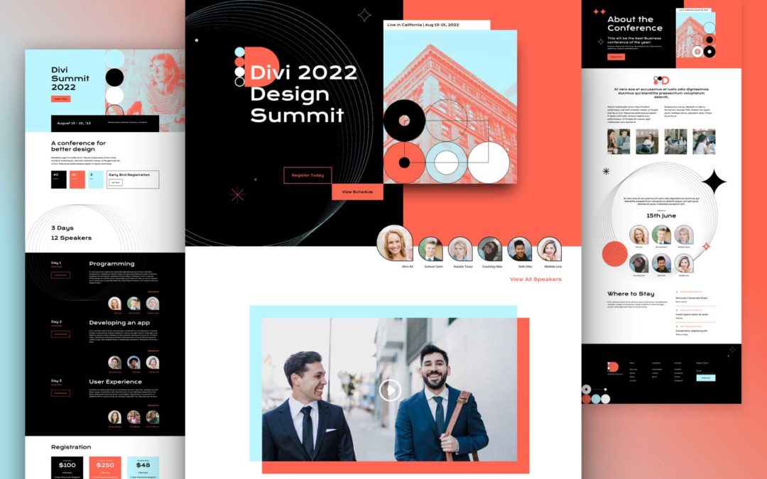 Kostenloses Konferenzen Layout Pack