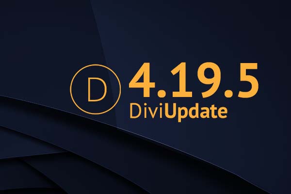 Divi Theme Update 4.19.5