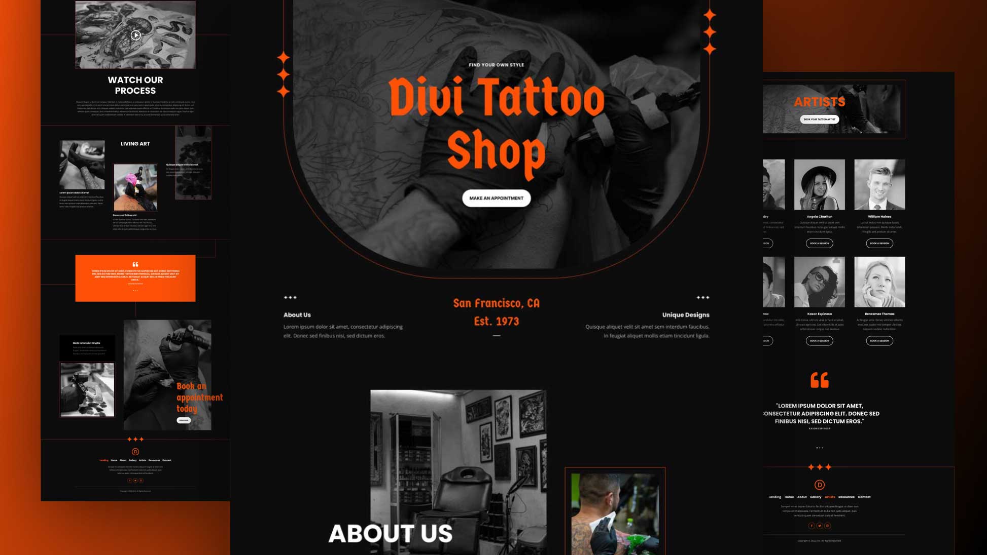 tattoo-shops-divi-kostenloses-layout-pack