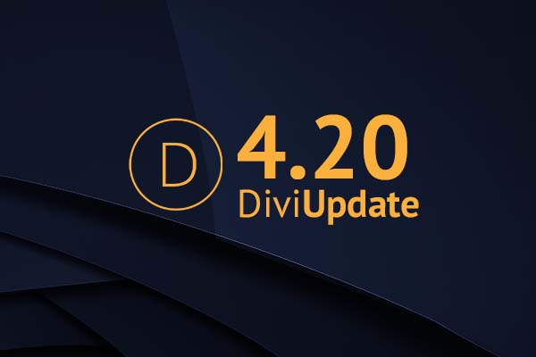 Divi Theme Update 4.20