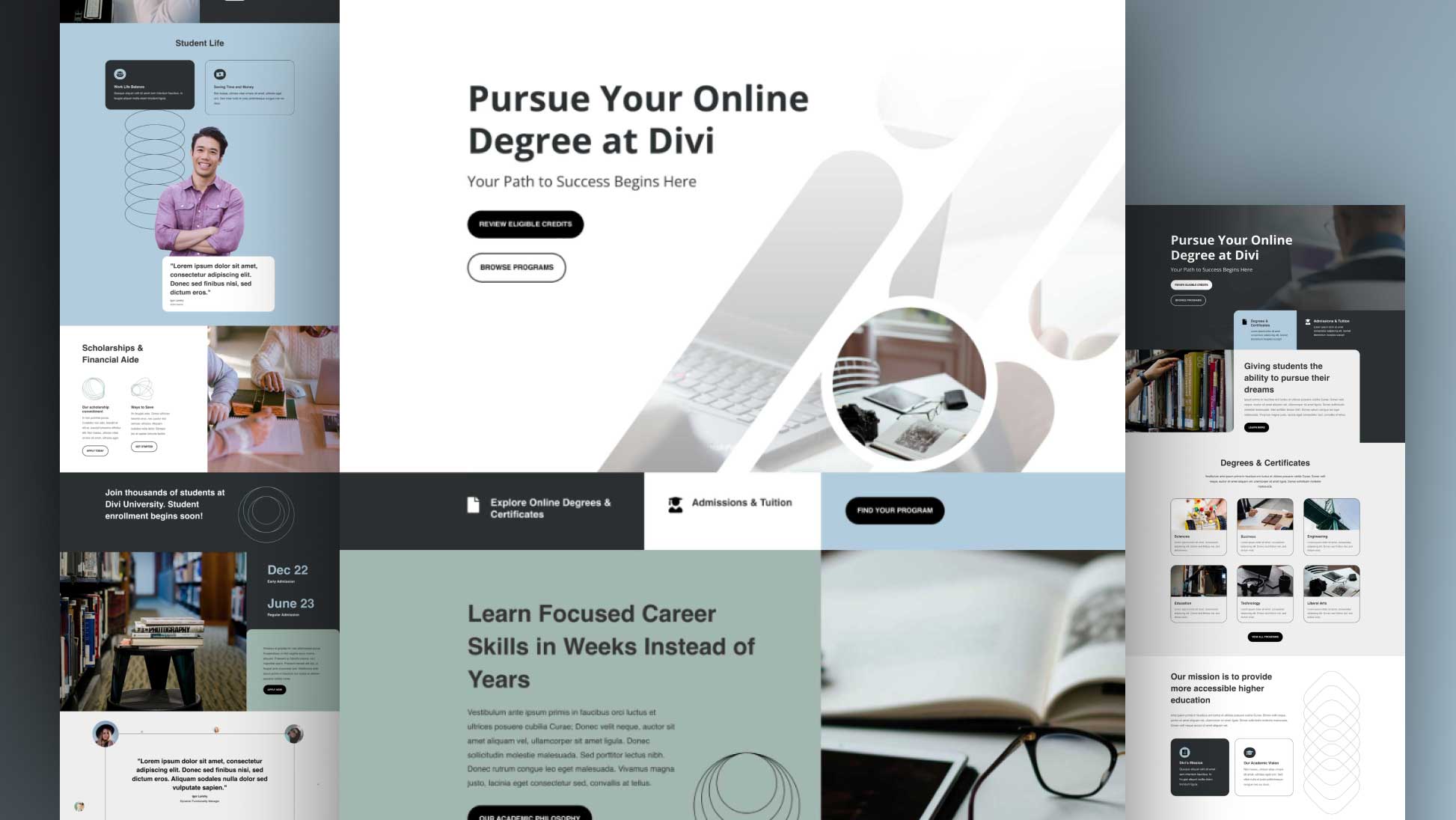 divi-online-universitaet-kostenloses-layout-pack