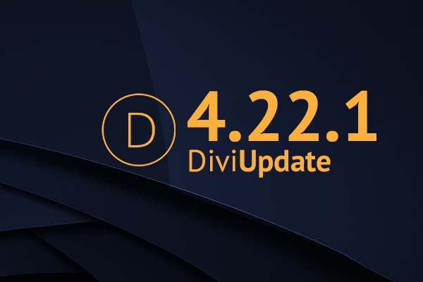 Divi Theme Update 4.22.1