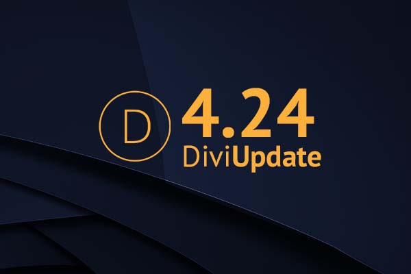 Divi Theme Update 4.24