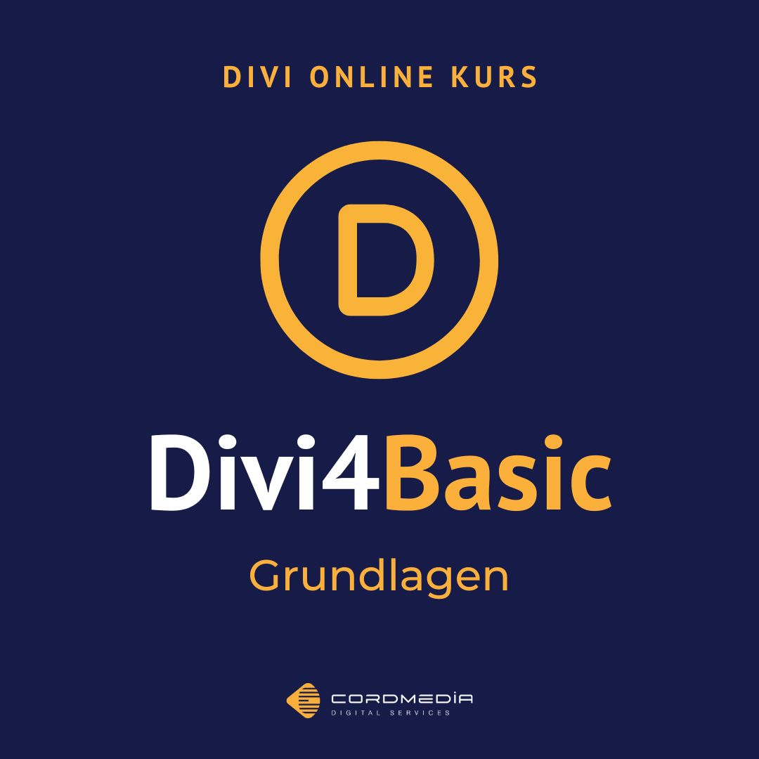 Onlinekurs Divi Basic - Grundlagen zum Divi Theme