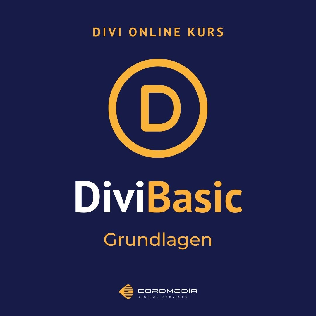 Onlinekurs Divi Basic - Grundlagen zum Divi Theme