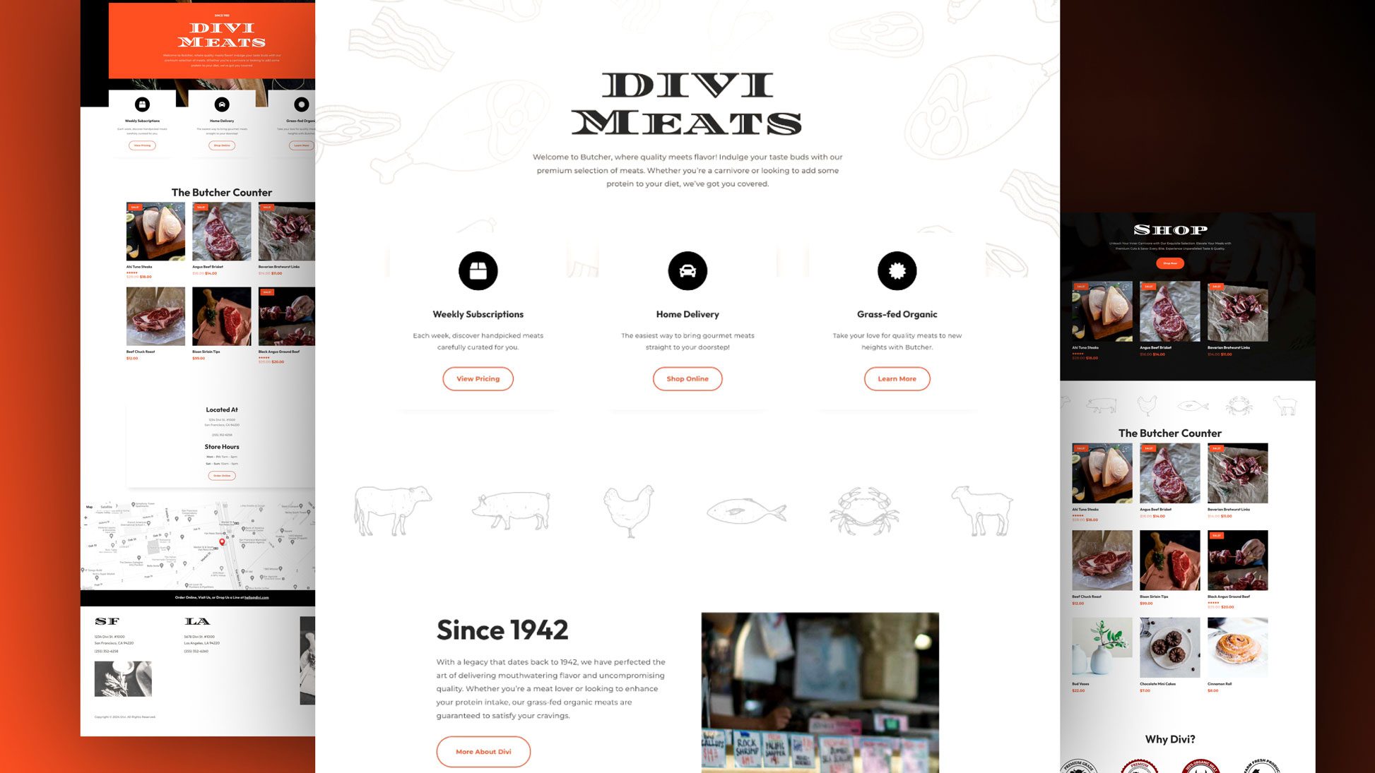 fleischerei-divi-kostenloses-layout-pack