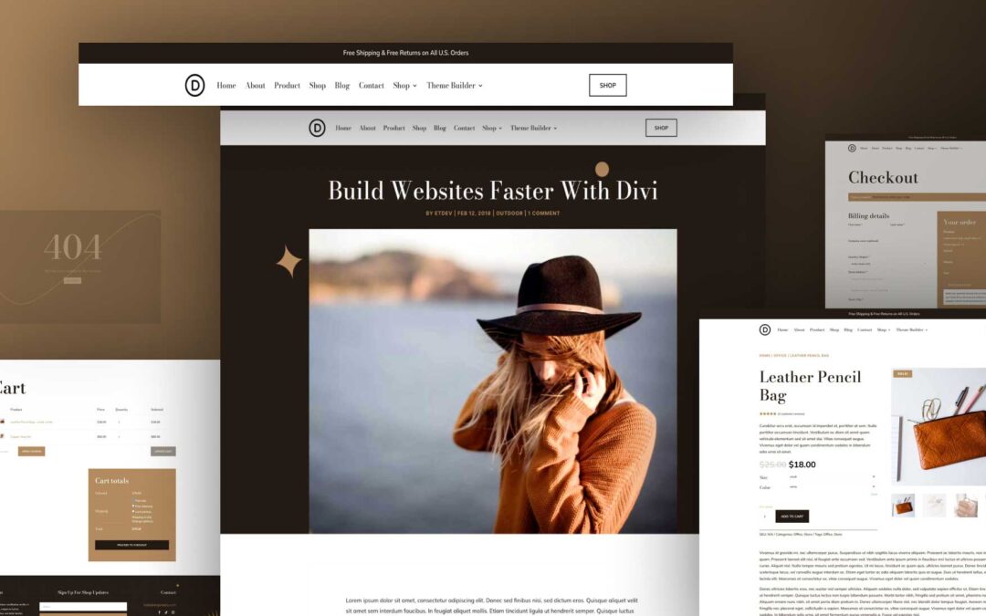 Kostenloses Juwelier Theme Builder Pack