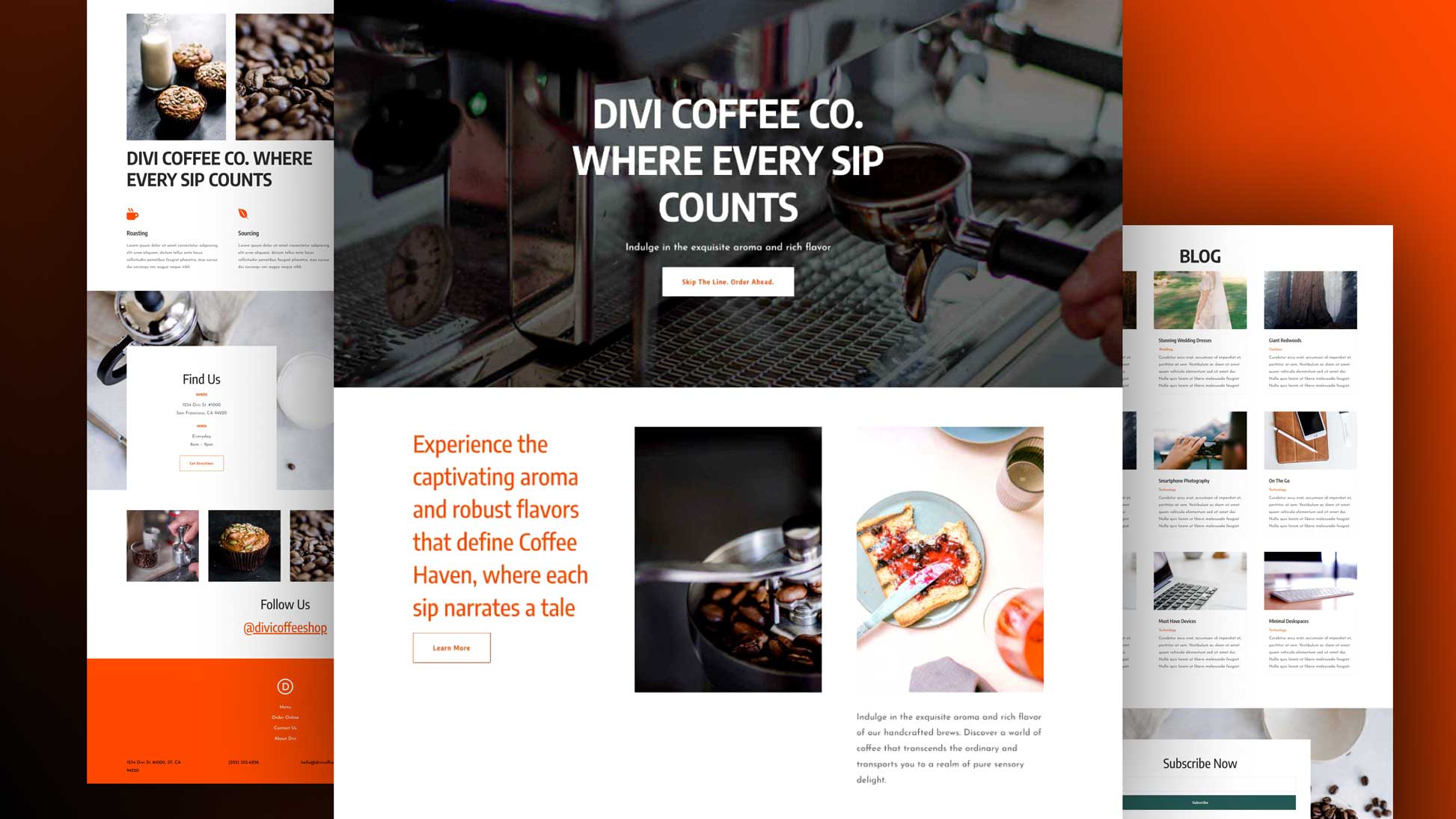 kaffeehaus-divi-kostenloses-layout-pack