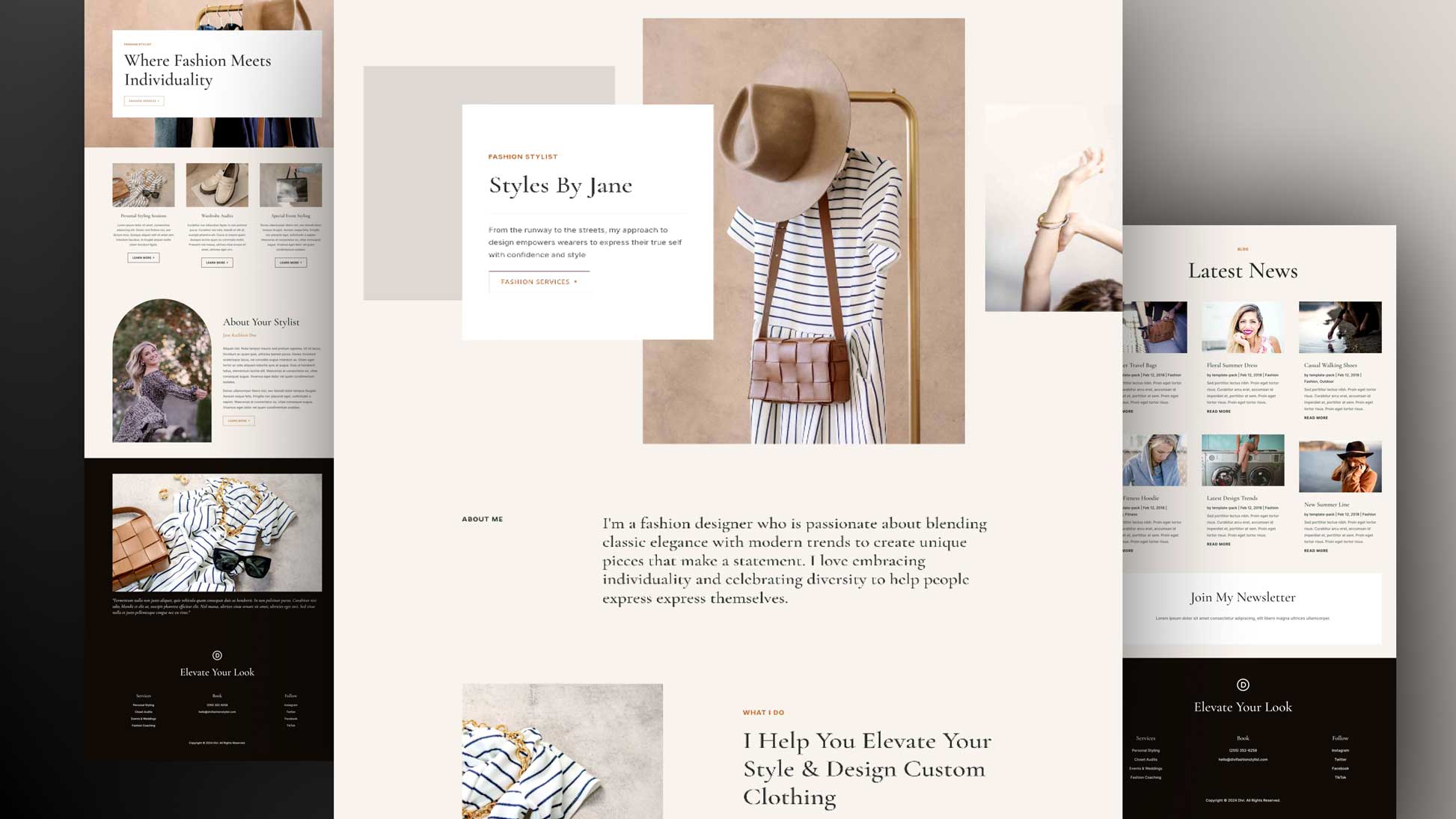 modestylistin-divi-kostenloses-layout-pack