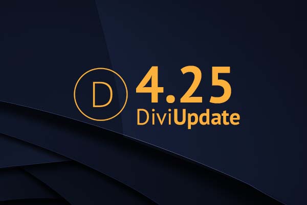 Divi Theme Update 4.25